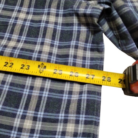 Peter Millar Mens Blue‎ Plaid Button-Up Shirt XXL Cotton Preppy Career - Picture 2 of 7